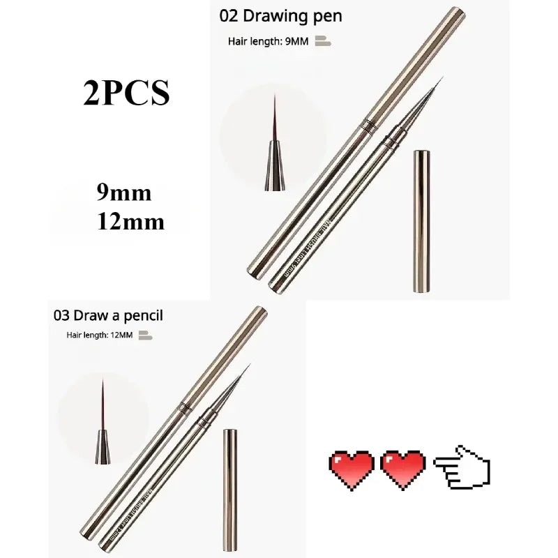 Professional Nail Art Liner Brushes for Precision Designs - Smarsty