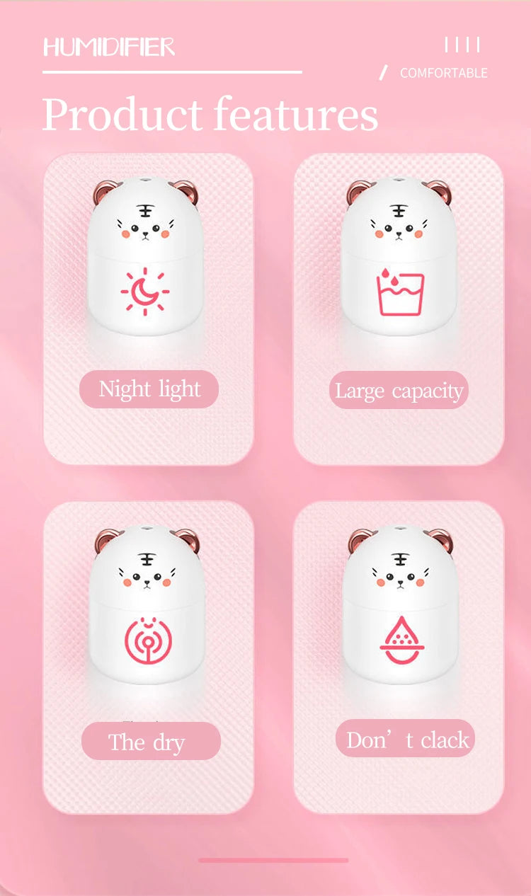 Cute Mini USB Humidifier for Office Use - Smarsty