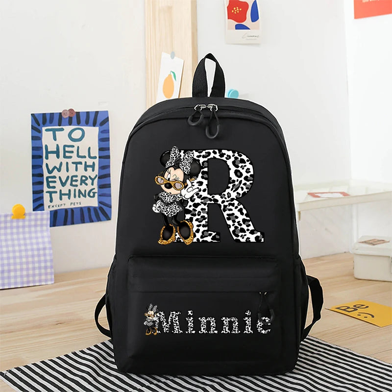 Cartoon Kids Backpack Breathable Canvas School Bag Durable - Smarsty