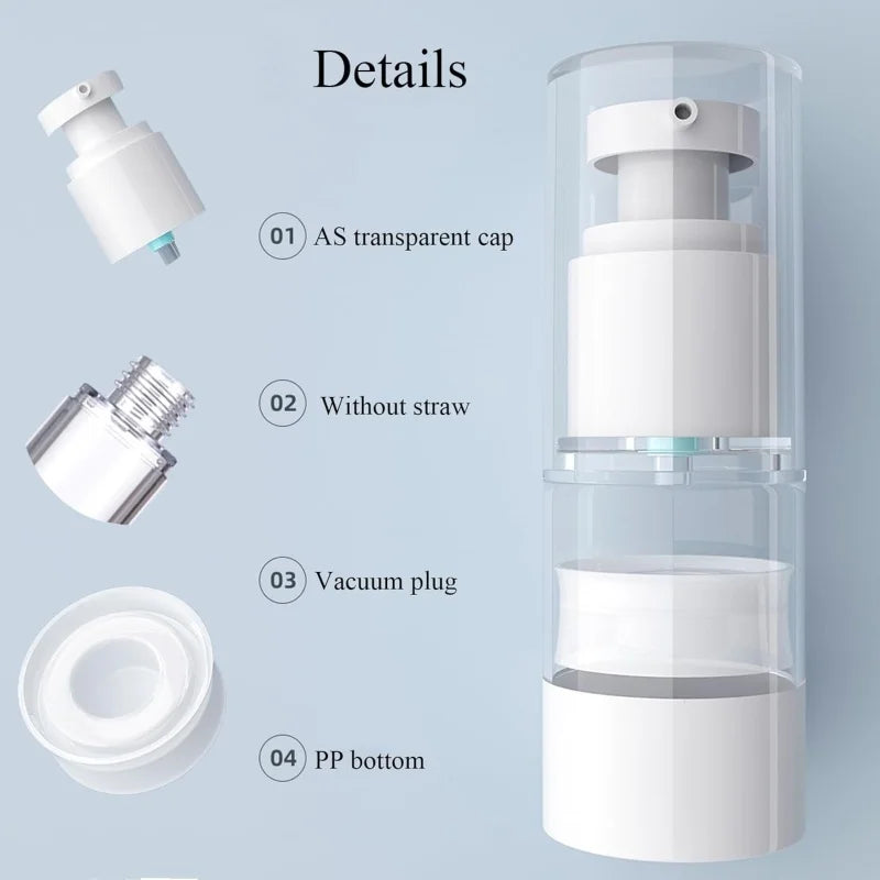 Airless Pump Bottles Set for Travel and Dispenser - Smarsty