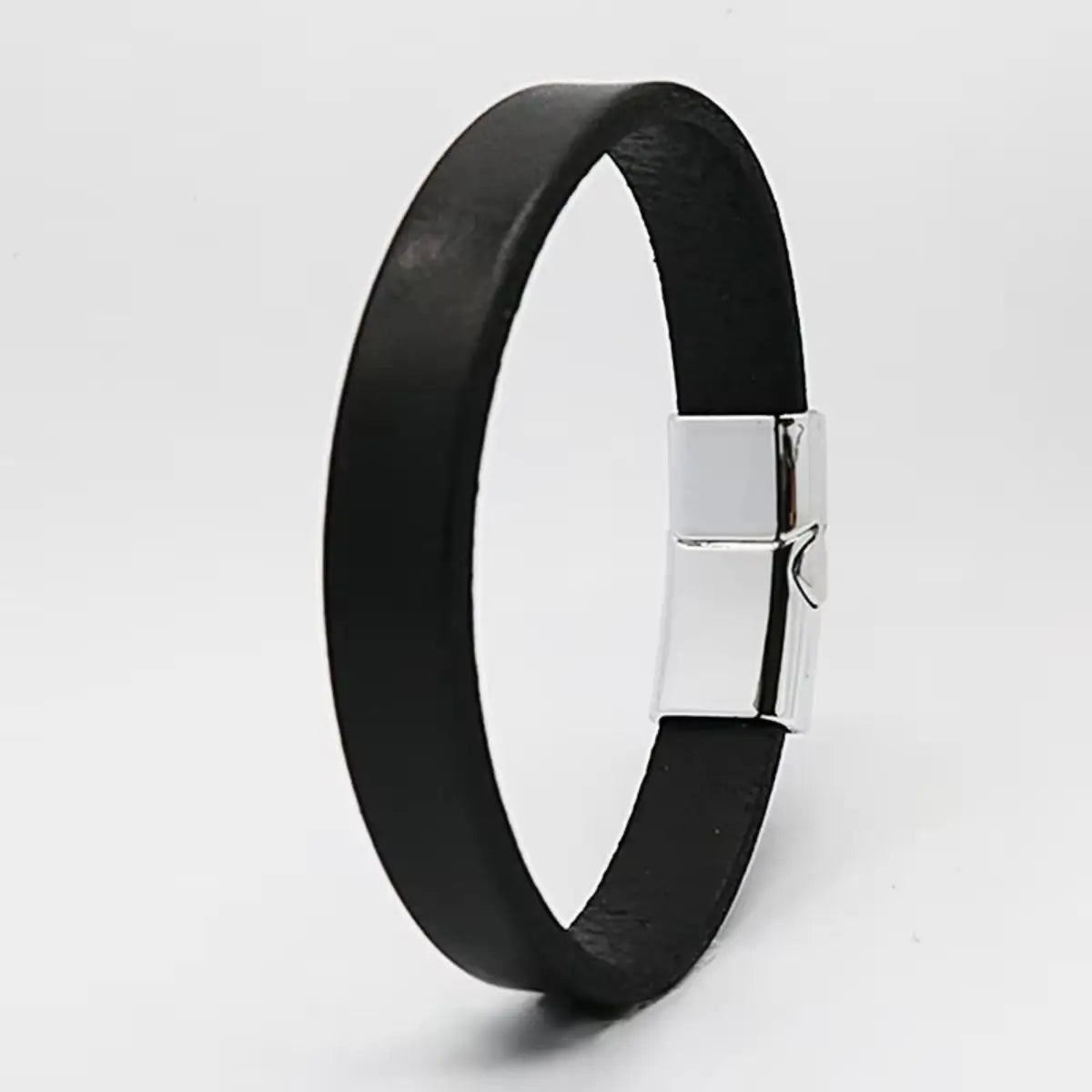 Vintage Cowhide Leather Bracelet for Men Magnetic Buckle - Smarsty