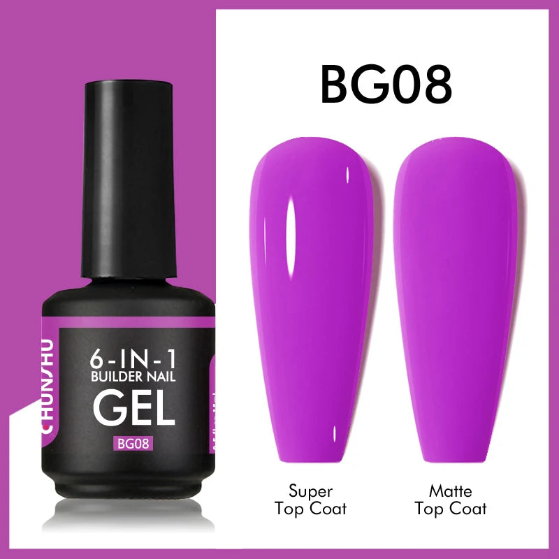 Chunshu 6 in 1 UV Gel Polish for Durable Nails - Smarsty