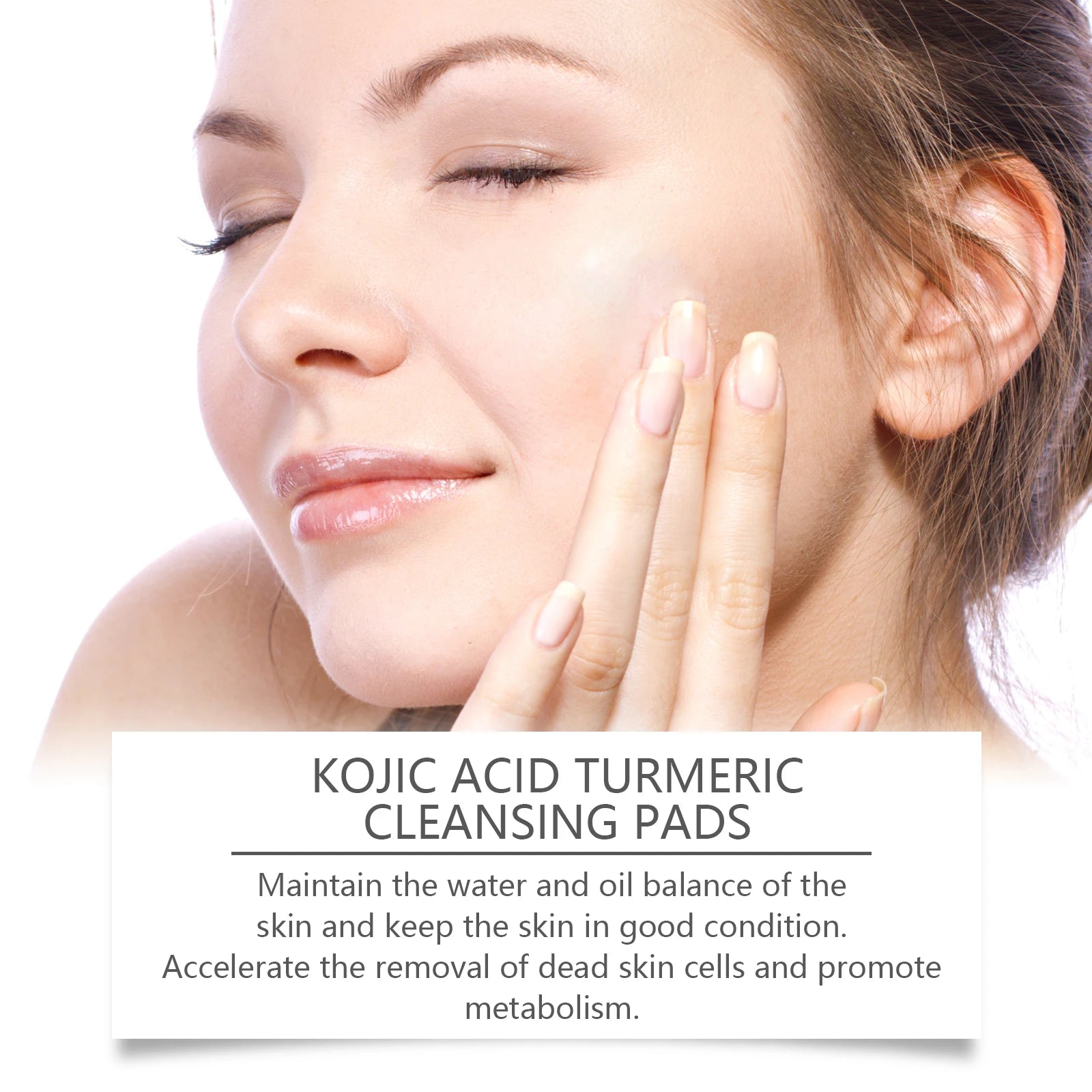 Turmeric Kojic Acid Cleansing Pads for Radiant Skin - Smarsty