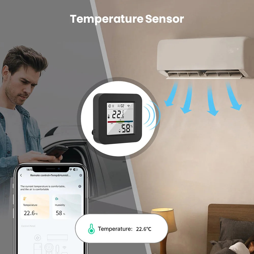 Tuya Smart Universal IR Remote With Temperature Sensor - Smarsty