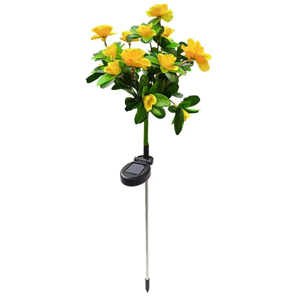 Waterproof LED Solar Azalea Flowers Lamp for Outdoor Decor - Smarsty