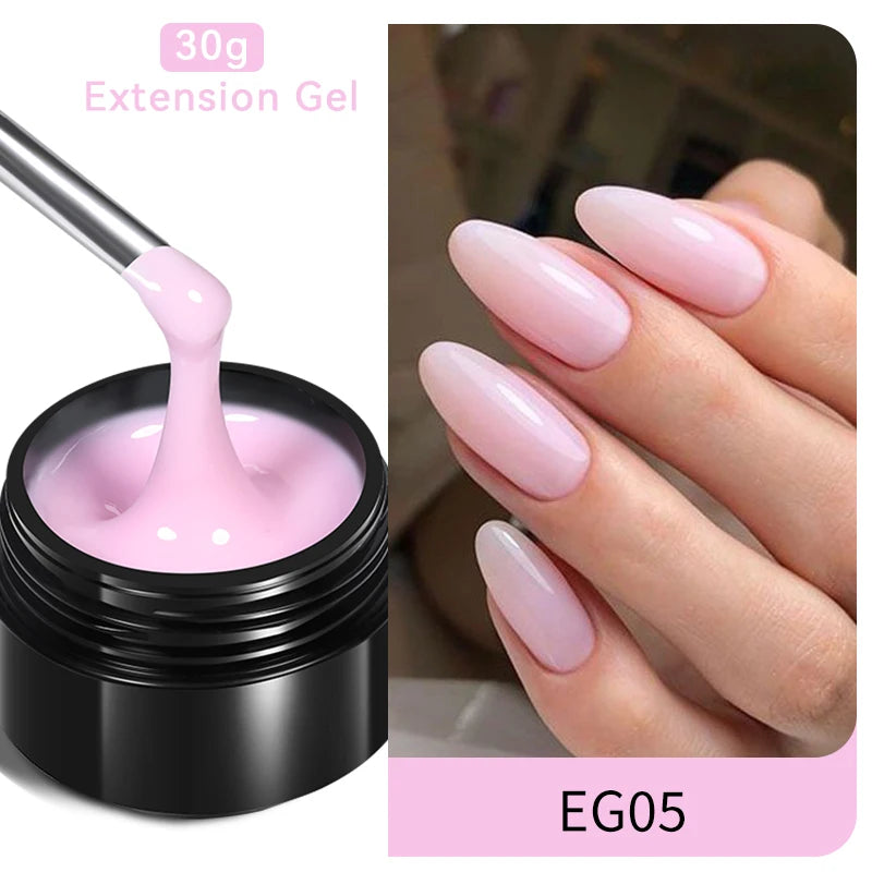 Born Pretty 30ml Milky White Nail Extension Gel - Smarsty