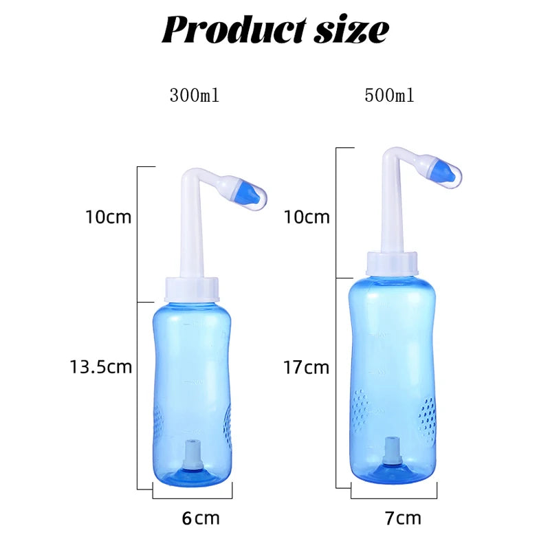 Nasal Irrigator Rinse Bottle for Allergy Relief - Smarsty