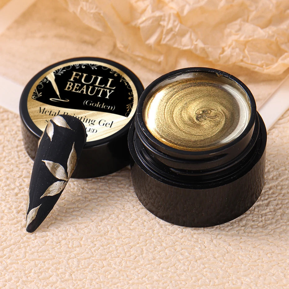 Metallic Chrome Gel Nail Polish for Stunning French Art - Smarsty