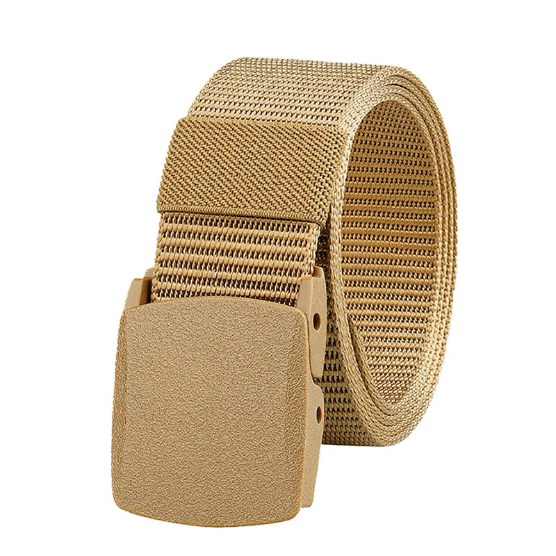 Durable Casual Canvas Belt With Easy Adjust Buckle - Smarsty