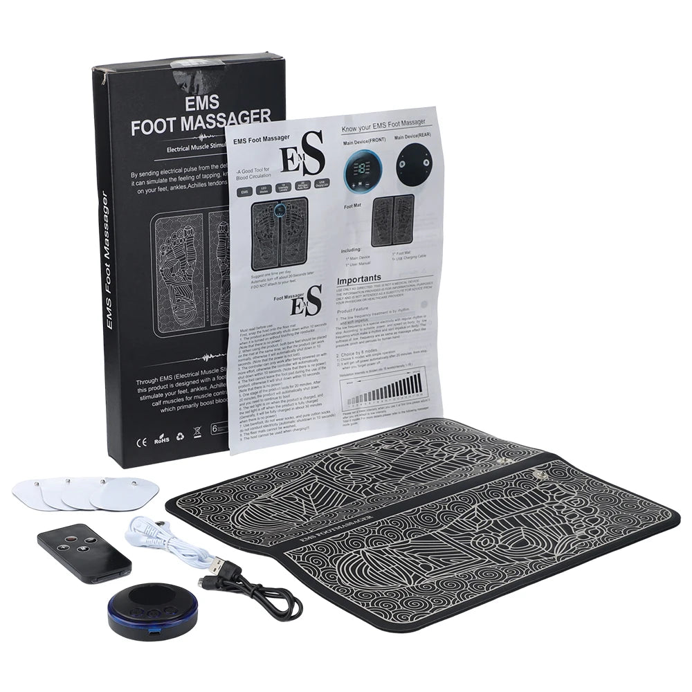3D Smart Foot Massage Pad with Remote Control - Smarsty