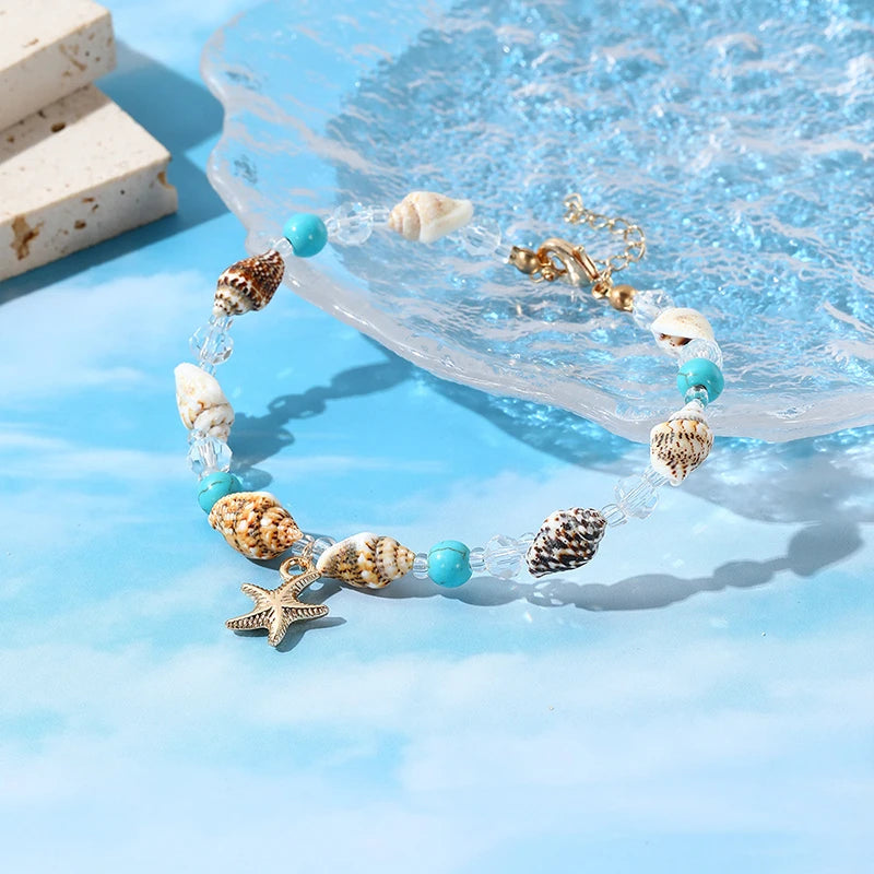 Bohemian Starfish Bracelet for Women Beach Jewelry - Smarsty