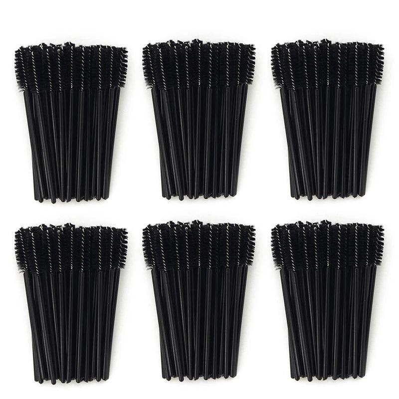 50Pcs Disposable Eyelash Brushes for Makeup Application - Smarsty