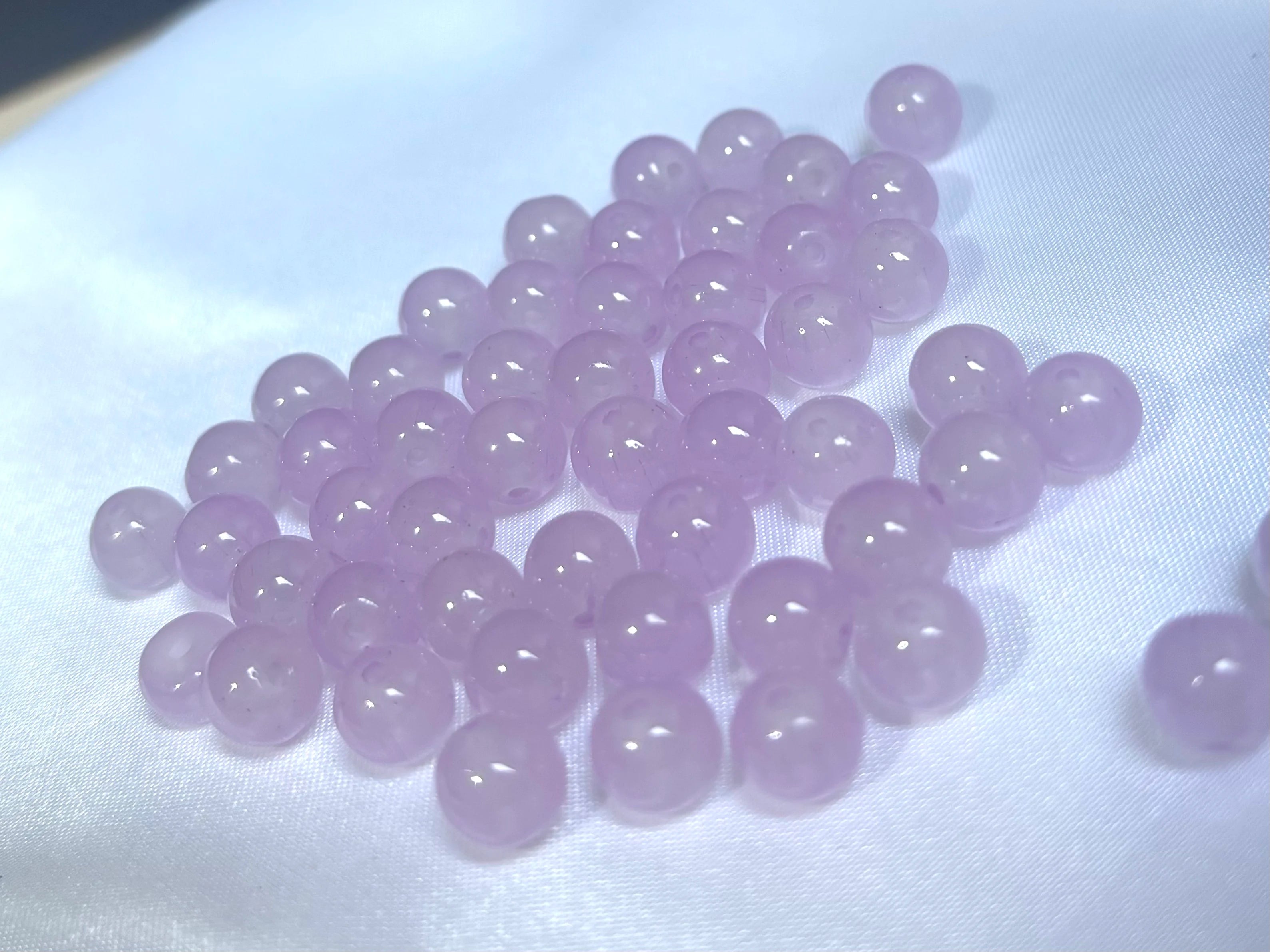 8mm Multicolor Glass Beads for Handmade Jewelry - Smarsty