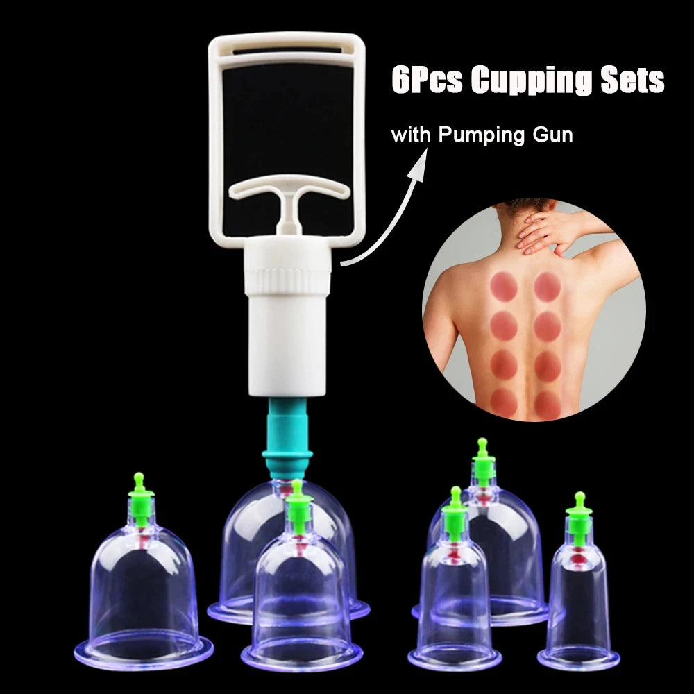 6Pcs Vacuum Cupping Set for Detox and Cellulite Relief - Smarsty