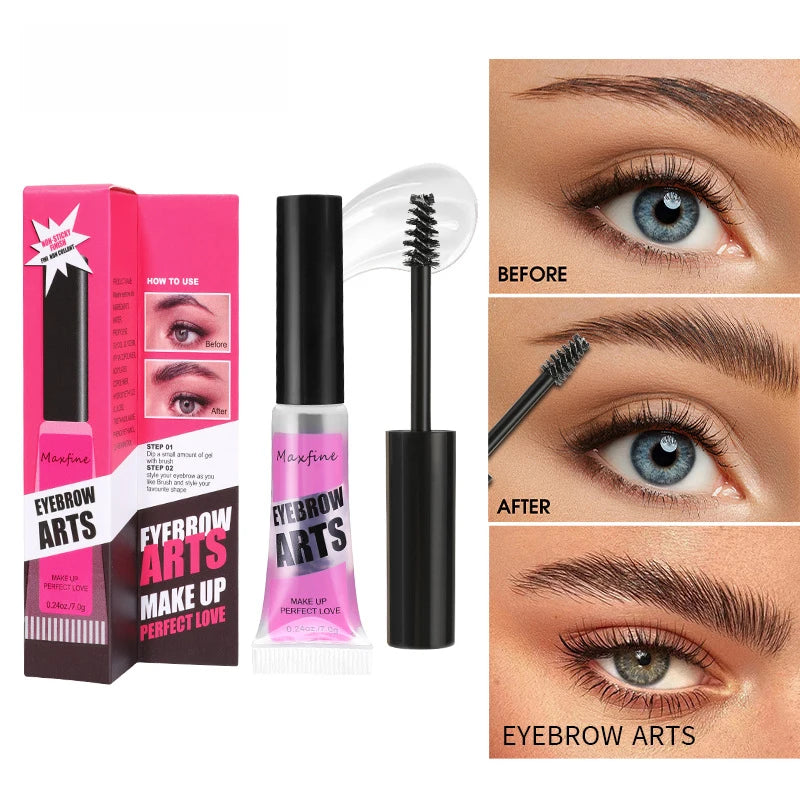 Maxfine Waterproof Eyebrow Gel for Long-Lasting Hold - Smarsty