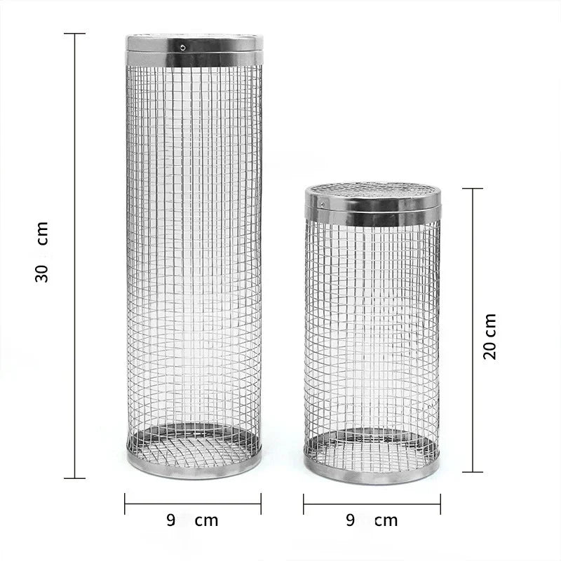Stainless Steel Grill Basket for Easy Outdoor Barbecues - Smarsty