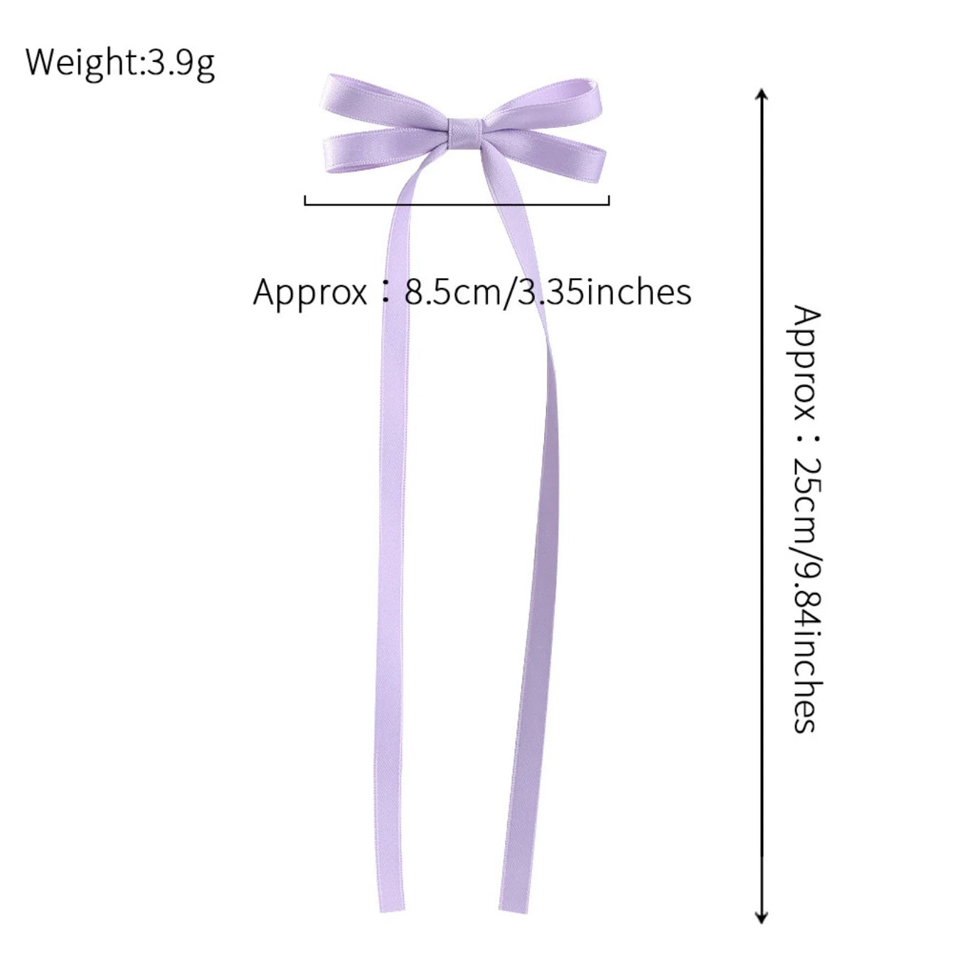 Cute Ribbon Bow Headband with Long Tassels for Girls - Smarsty