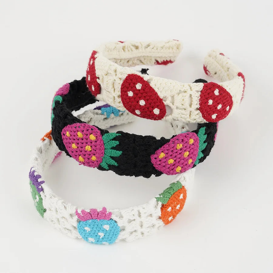 Knitted Headband Bohemian Handmade Summer Seaside Cotton - Smarsty