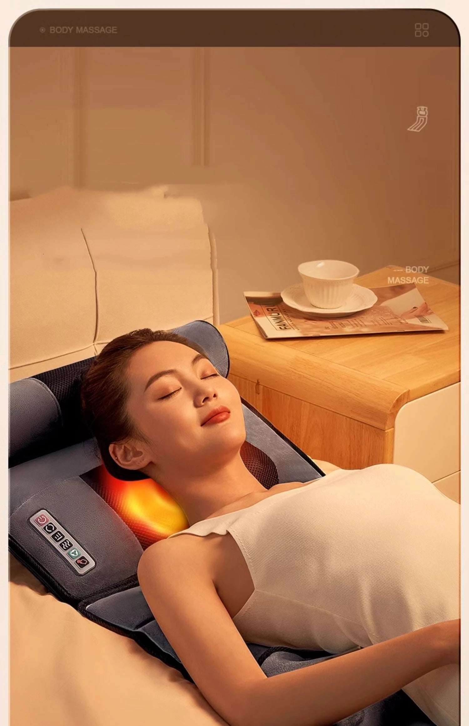 Full Body Massage Pad with 10 Zone Vibration Relief - Smarsty