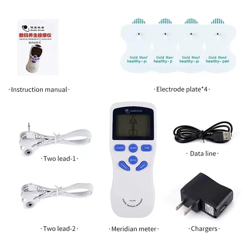 8 Modes EMS Dual Channel Muscle Massager for Fatigue Relief - Smarsty
