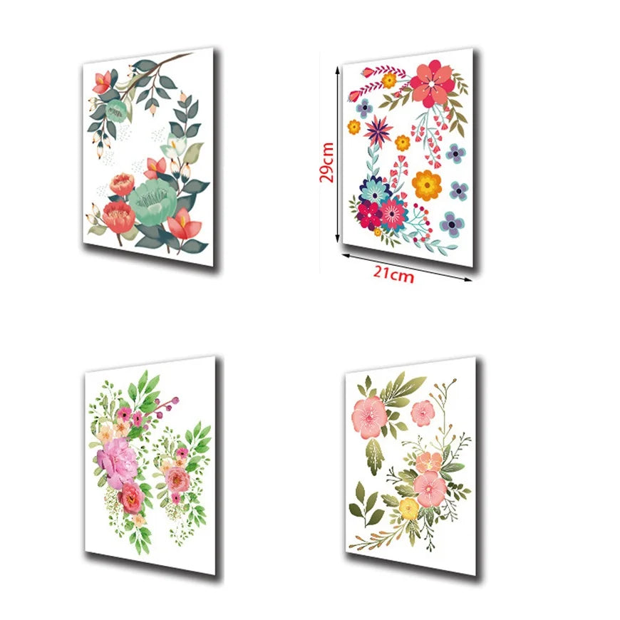 Green Plant Leaves Toilet Wall Sticker for Easy Home Decor - Smarsty