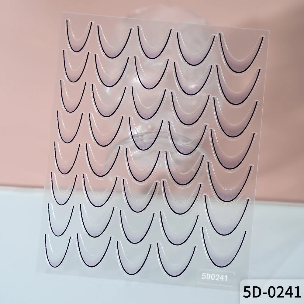 Self-Adhesive French Lines Nail Stickers for Easy Manicure - Smarsty