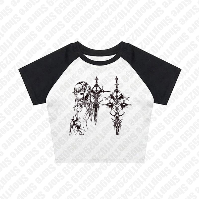 Y2k Style Aesthetic Sweet Sexy Tank Tops Women Sleeveless Casual Cartoon Print Tanks Harajuku All Match Cropped Grunge Emo Girls