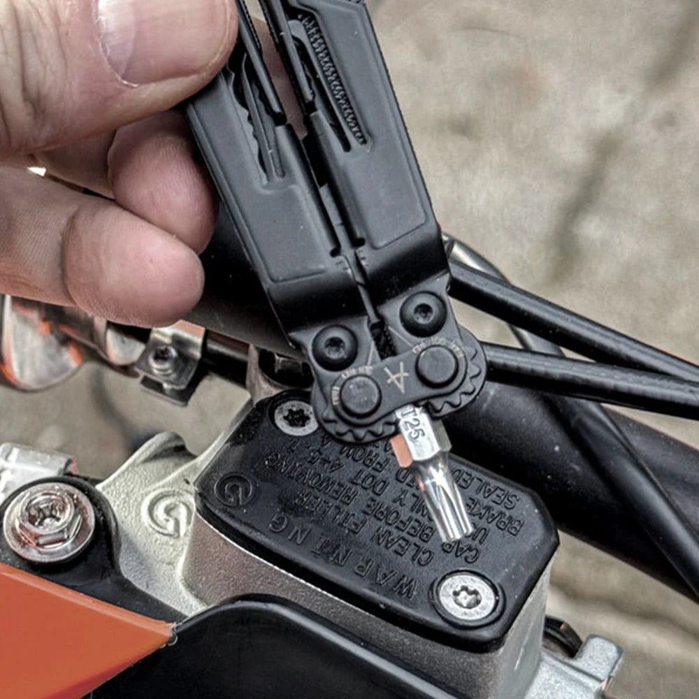 SOG PowerPint 18-in-1 Tactical Multi-Tool with Folding Pliers & Knife - EDC Pocket Gear for Outdoor, Hiking, Camping Survival