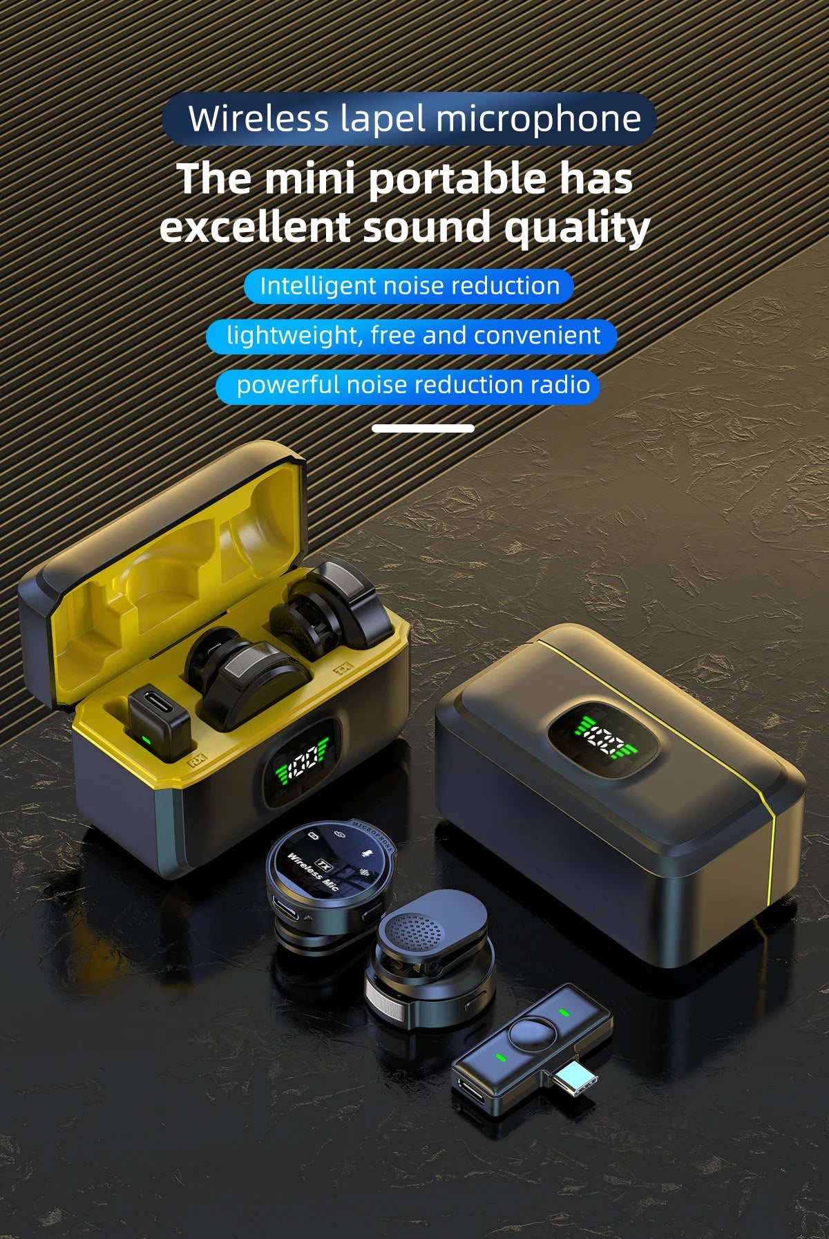 Xiaomi Wireless Lavalier Microphone for Mobile Live Recording - Smarsty