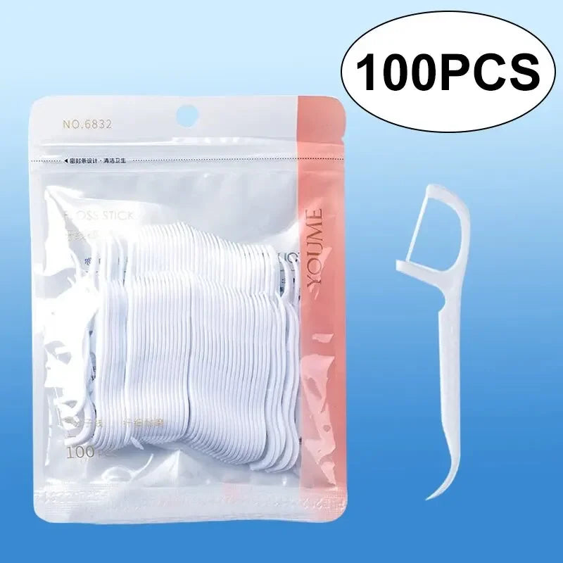 Disposable Dental Floss Sticks for Effective Oral Care - Smarsty