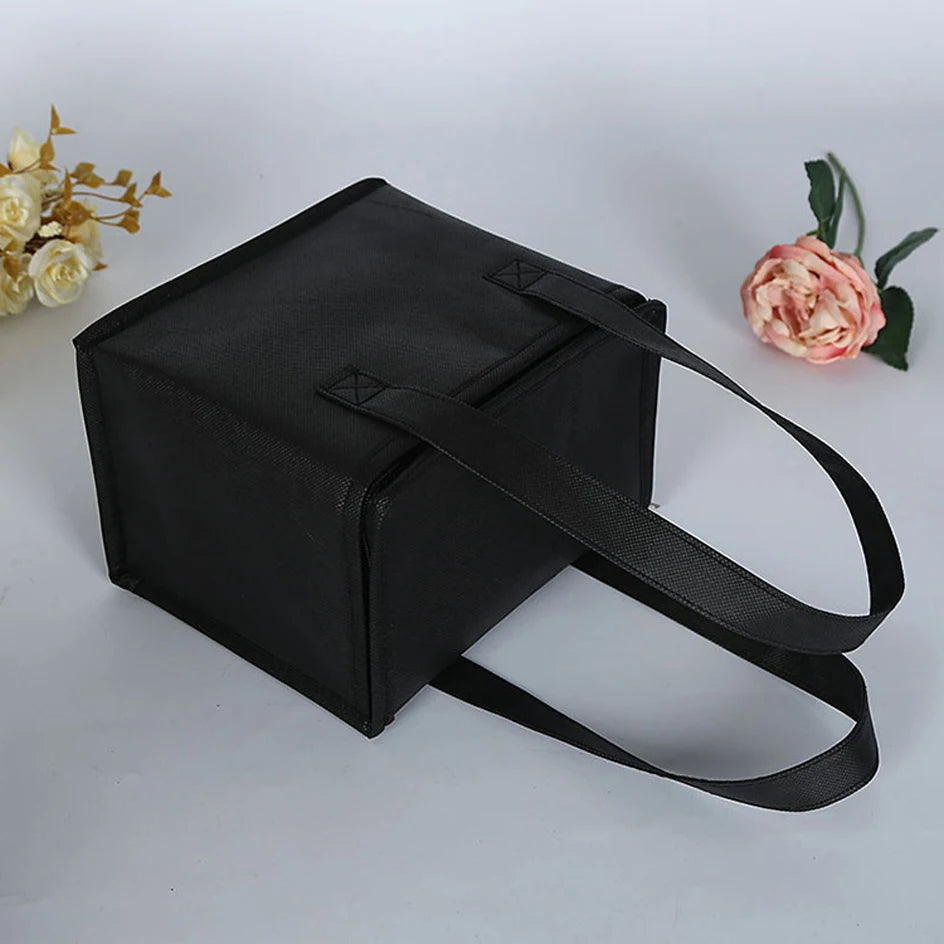 Portable Lunch Cooler Bag Folding Insulation Picnic Ice Pack Food Thermal Bag Drink Carrier Insulated Bags Food Delivery Bag