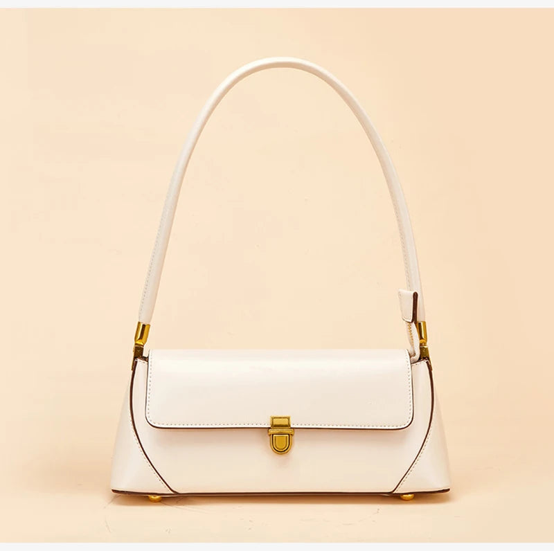 Lux Baguette Bag For Women Genuine Leather Shoulder - Smarsty