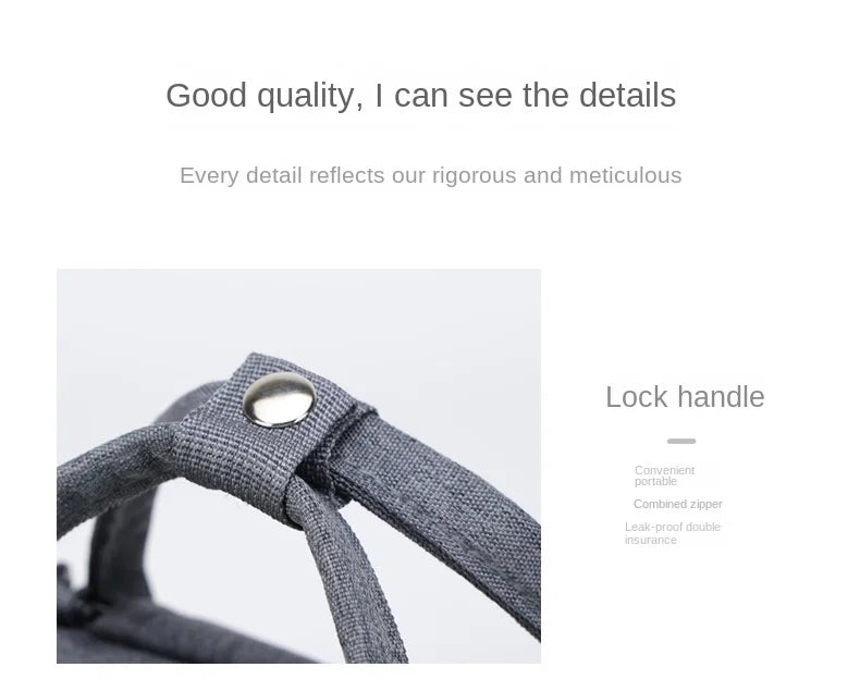 Mommy Diaper Bags Baby Stroller Hanging Bag Mother Large Capacity Nappy Backpacks with Changing Mat Convenient Baby Nursing Bags by Smarsty