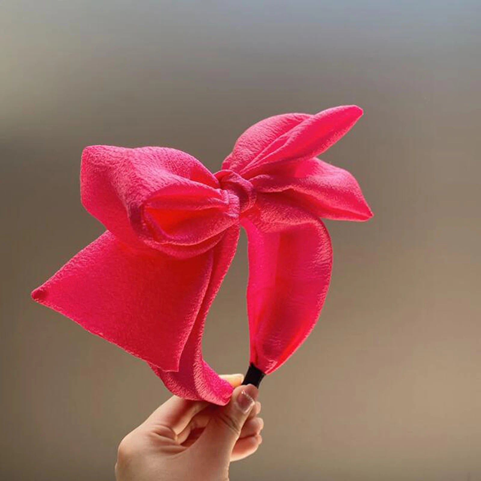 Wide Bow Headband Women Comfortable Soft Stretch Turban - Smarsty