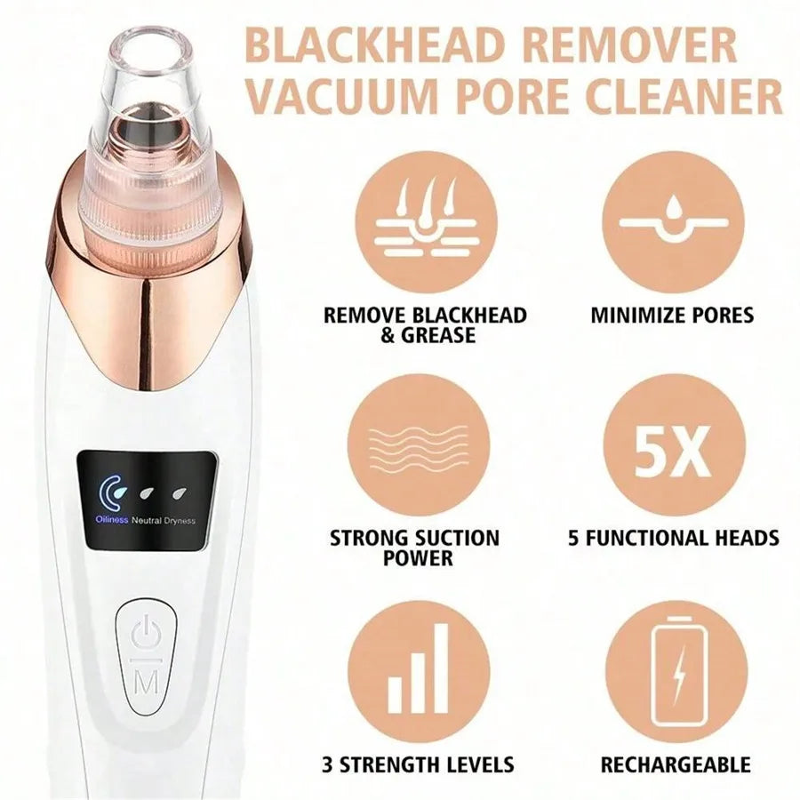 Electric Facial Skin Care Pore Vacuum Blackhead Remover - Smarsty