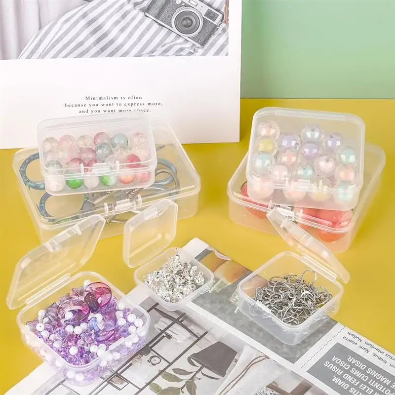 Translucent Plastic Jewelry Storage Box Set - Smarsty