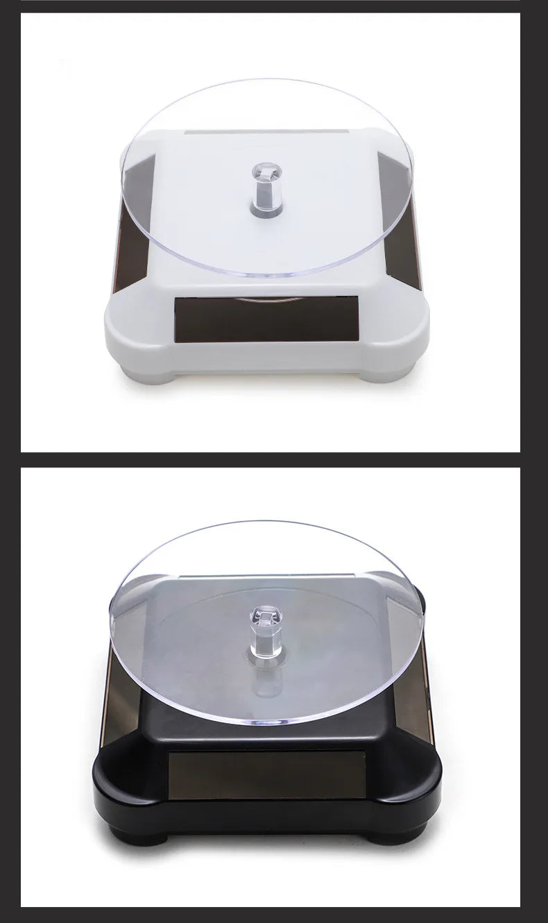 Solar Showcase 360 Rotating Jewelry Organizer Display - Smarsty