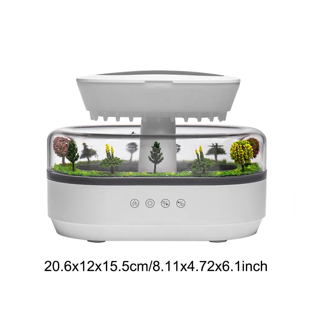 Air Humidifier Water Drip Micro Landscape Essential Oil Diffuser with 7 Night Light Aroma Diffuser for Home Office