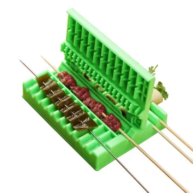 Reusable Plastic Kebab Maker for Easy BBQ Preparation - Smarsty