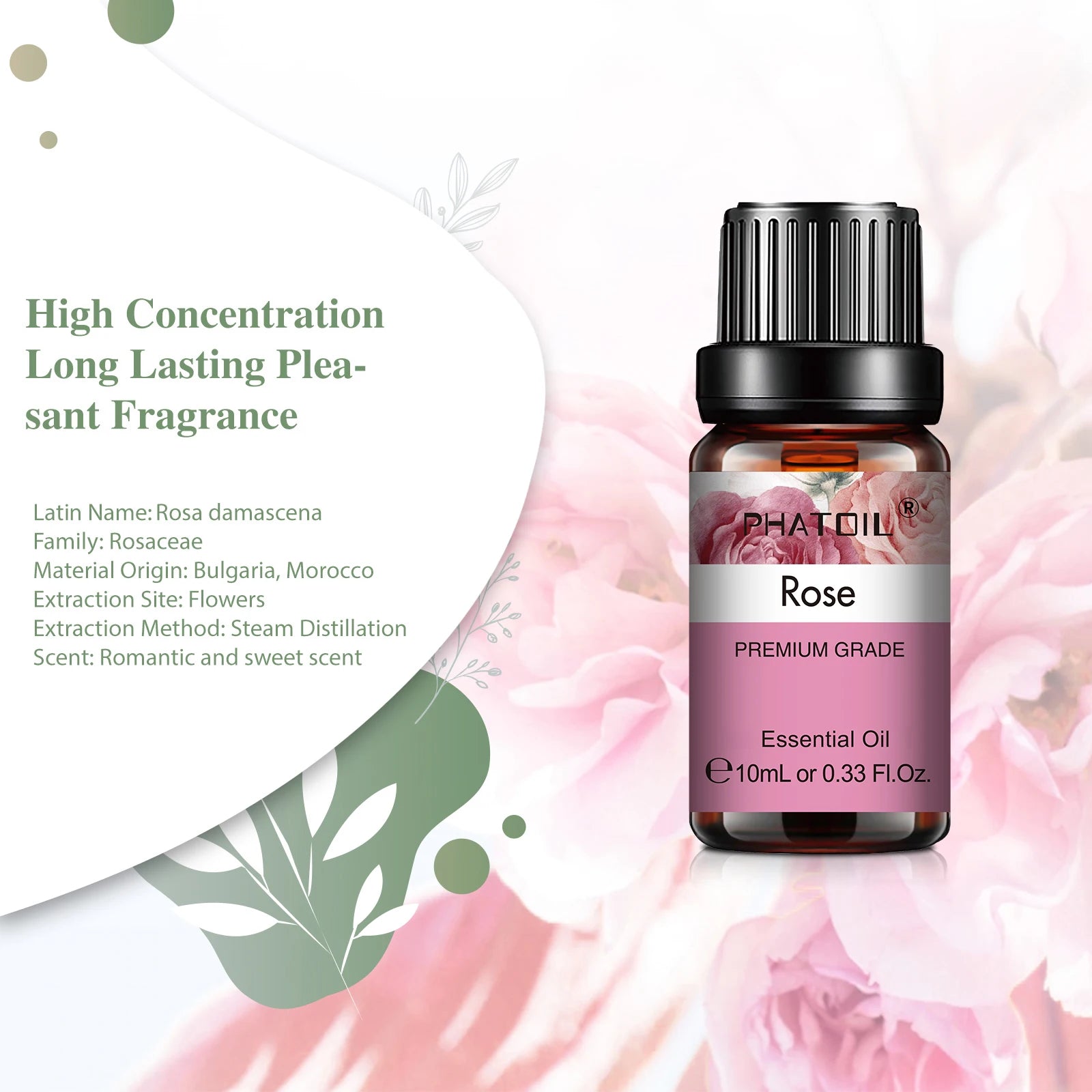 PHATOIL Natural Essential Oil 10ml for Relaxation and Aromatherapy - Smarsty