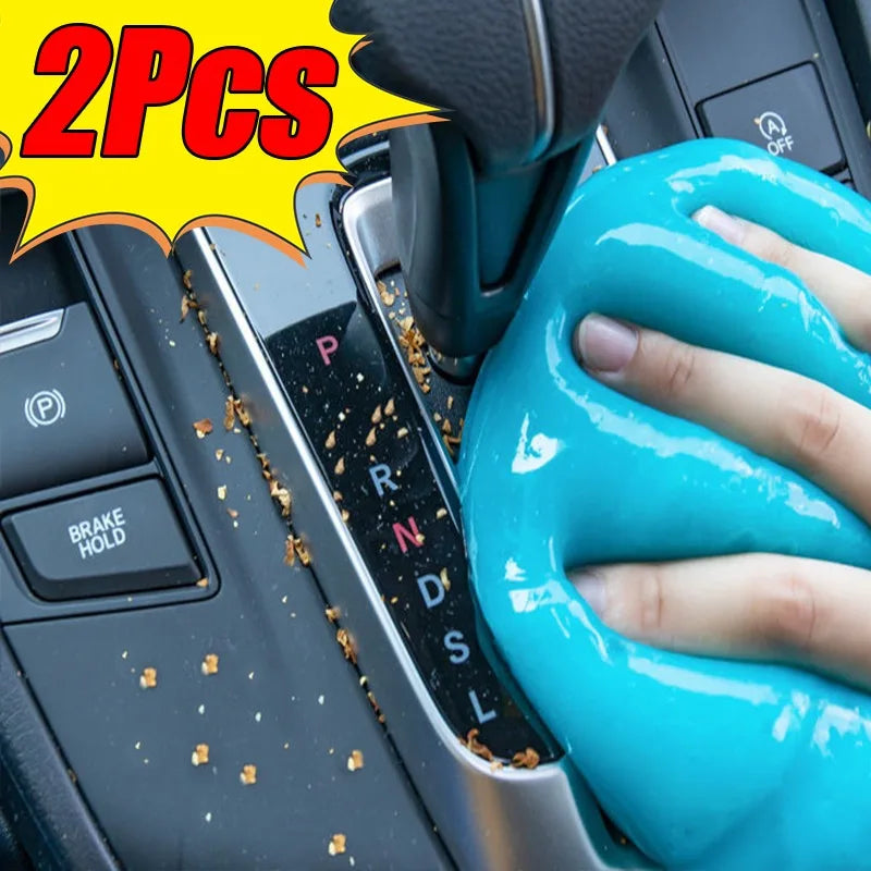 Car Cleaning Gel Slime Magic Mud Auto Interior Computer Keyboard Dirt Clean Dust Remover Gel Car Wash Interior Cleaning Tools - Smarsty
