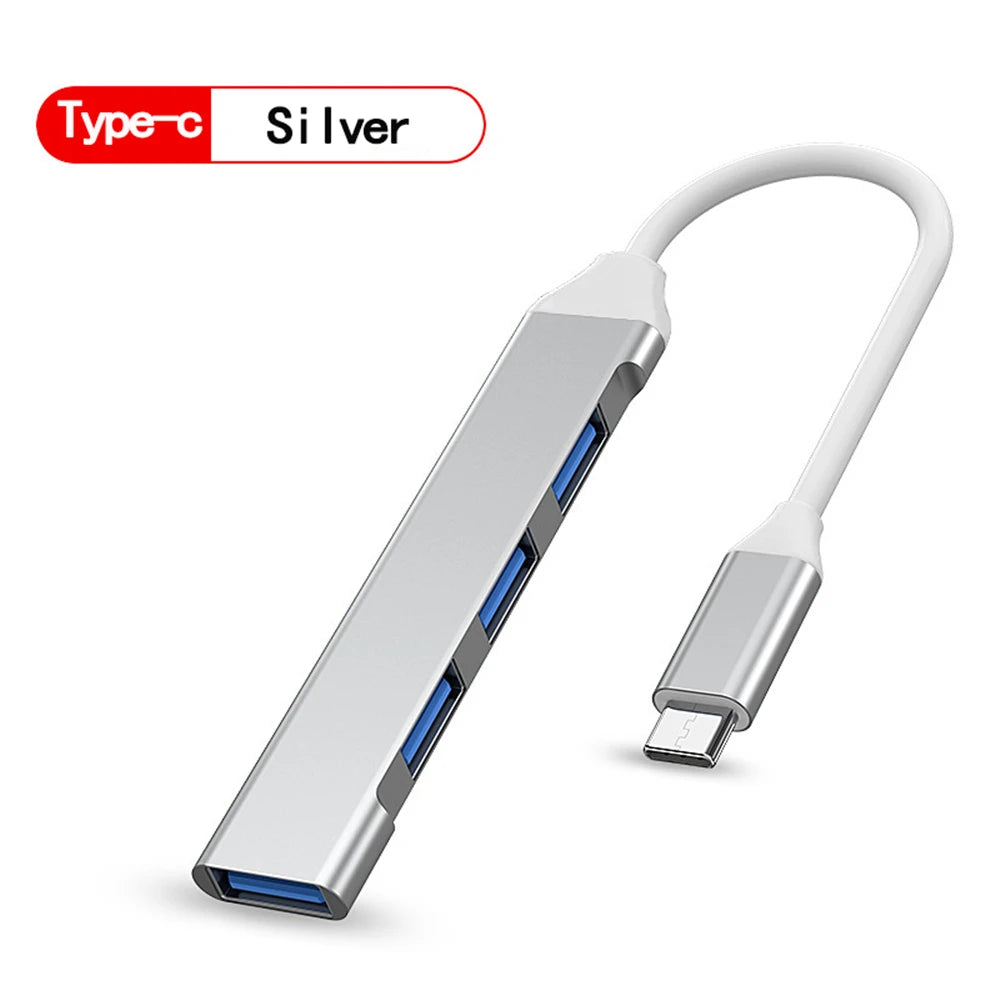 4 Port USB 3.0 Hub Ultra High Speed 5Gbps Transfer