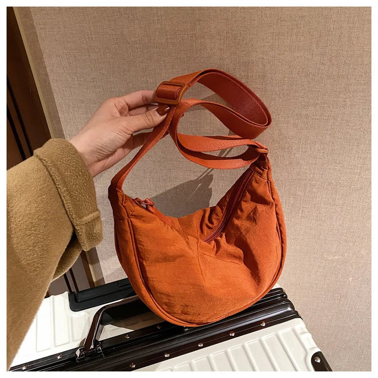 Casual Nylon Crossbody Bag for Women Large Capacity - Smarsty