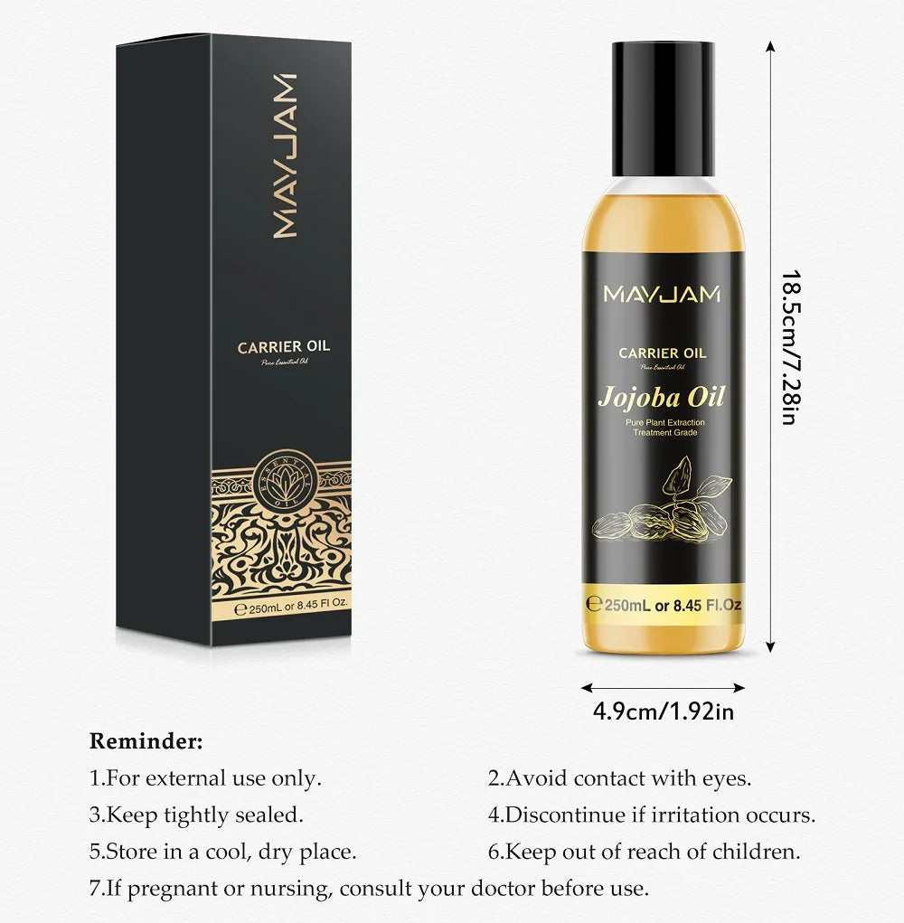 MAYJAM 250ml Carrier Oil Blend for Massage Therapy - Smarsty