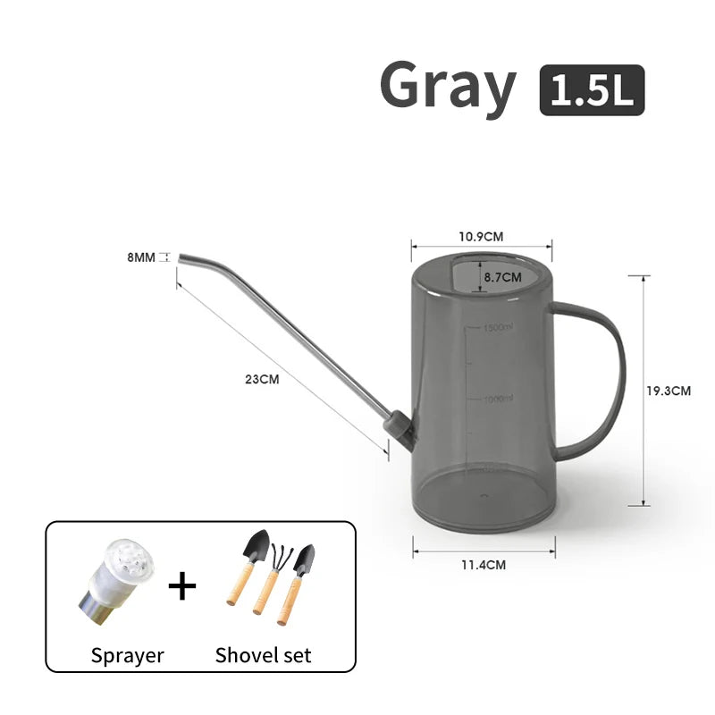 Long Spout Watering Can Set for Indoor and Outdoor Plants - Smarsty