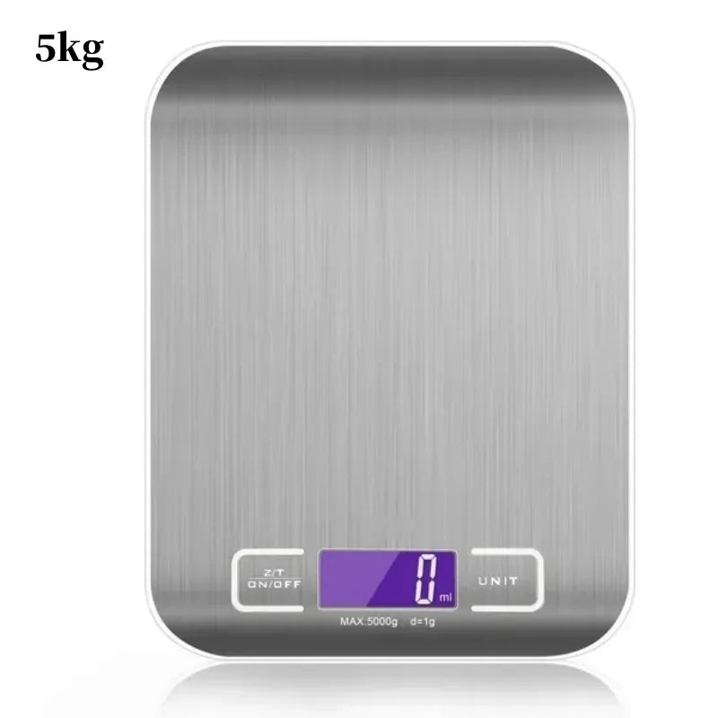 Digital Kitchen Scale with LCD Display and USB Charging - Smarsty