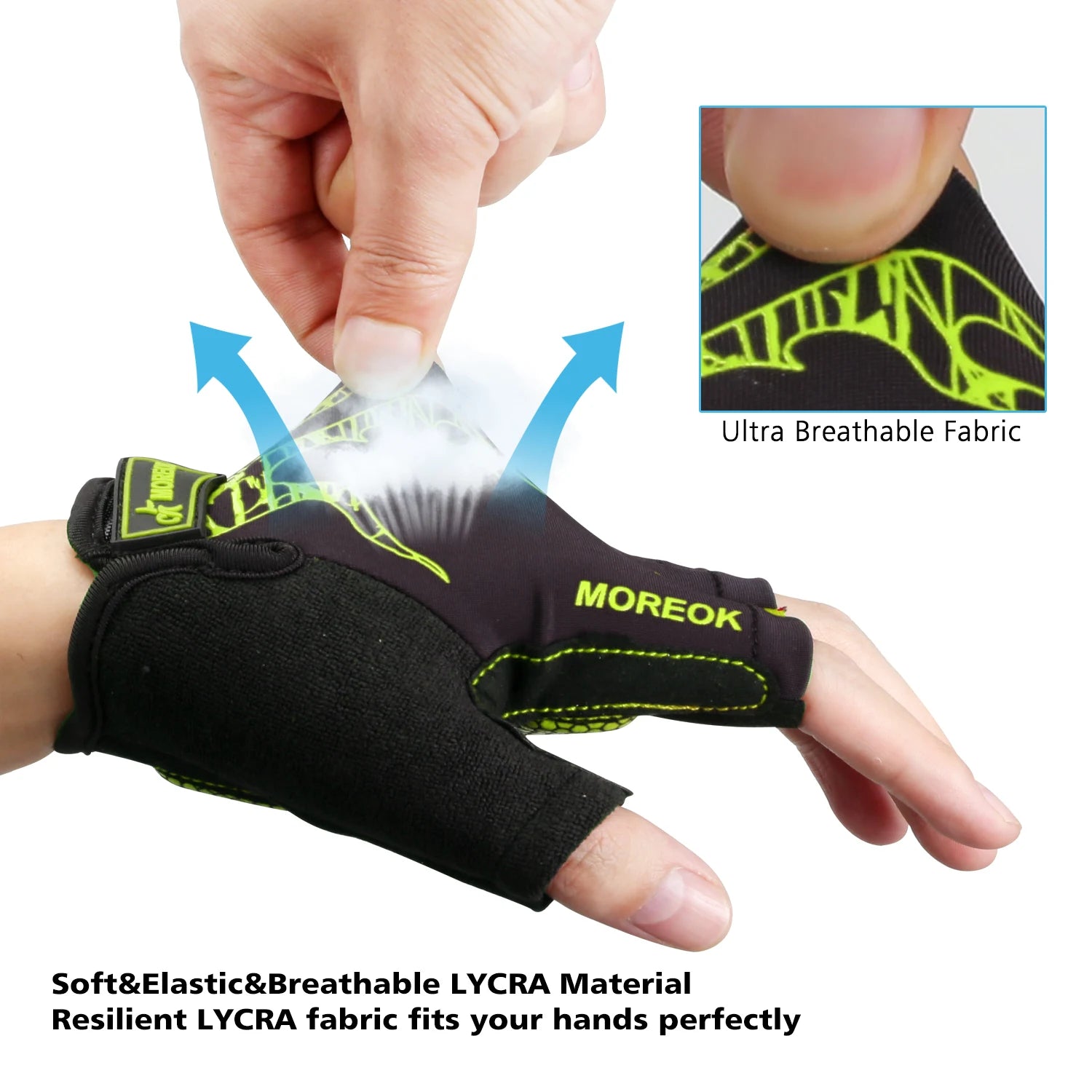 Breathable MTB Cycling Gloves with Shock Absorbing Gel Pads - Smarsty