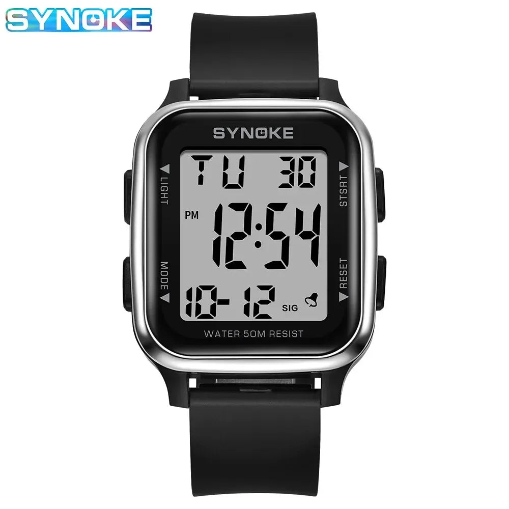 SYNOKE Waterproof Military Digital Watch for Men - Smarsty