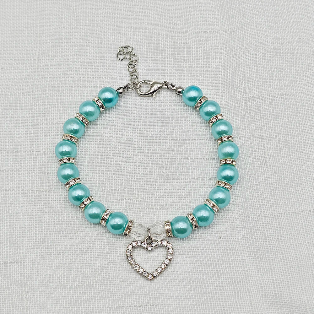 Cute Adjustable Pet Necklace with Heart Pendant - Smarsty