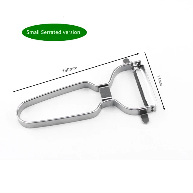 Peeler Vegetables Fruit Stainless Steel Knife Cabbage Graters Salad Potato Slicer Kitchen Accessories Cooking Tools Wide Mouth by Smarsty